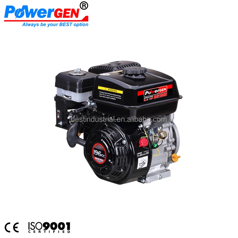 Best Price!!! POWERGEN 196cc Air Cooled Single Cylinder 168F OHV Gasoline Engine GX200 6.5HP