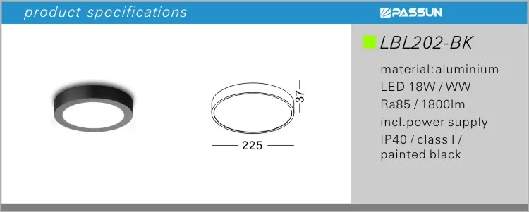 indoor ip20 surface smart led ceiling light &LED Panel light for hotel/Home