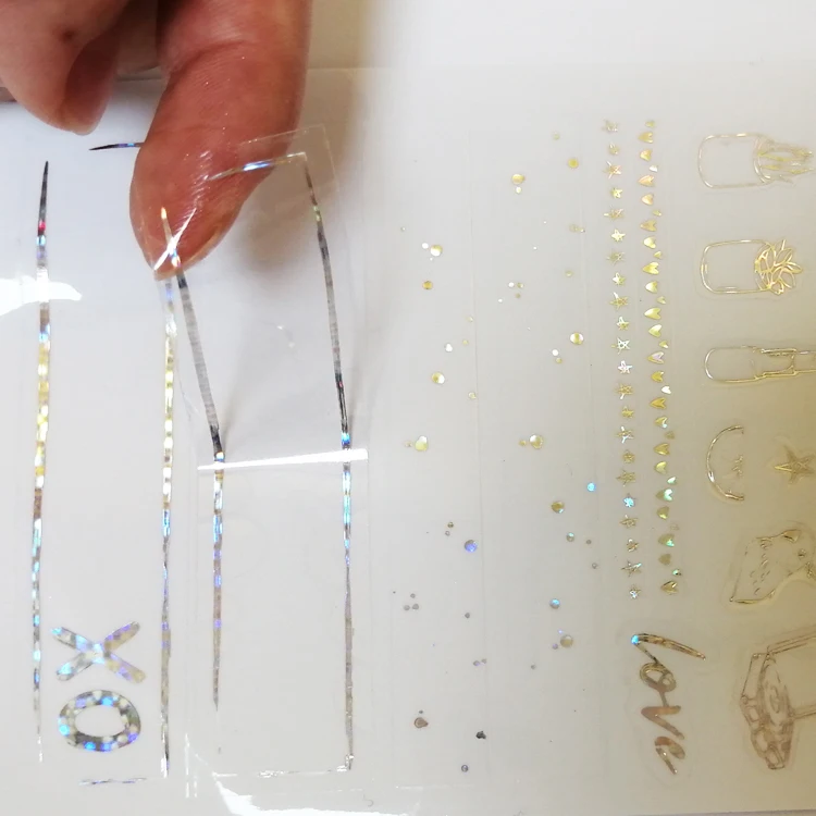 AUSTRALIA MARKET HOT SALE CUSTOM CLEAR PVC VINYL DIE CUT HOLOGRAPHIC STICKER