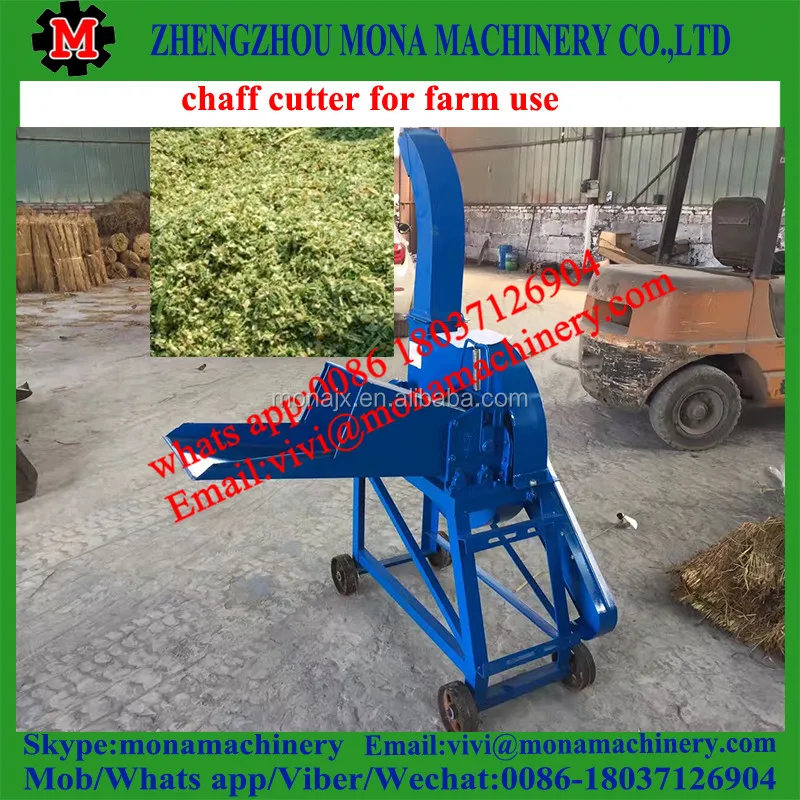 High Efficiency Grass Chopper Machine for Animal Feed/Commercial Chaff cutter