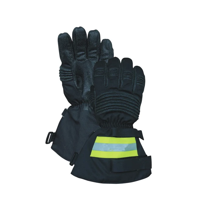 Best quality Heat Resistant Firefighter Glove EN659 Standard Firefighting Gloves