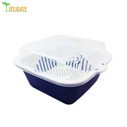 Factory Price Kitchen Utensil Eco-Friendly PP Fruit Vegetable Dish Strainer Plastic Sieve