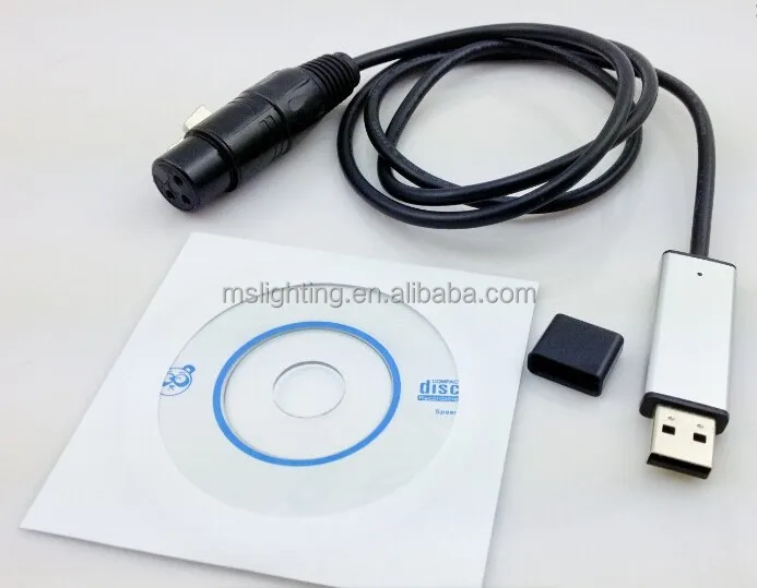 Mini USB к адаптеру интерфейса DMX 512 DMX512 компьютерный ПК сценический