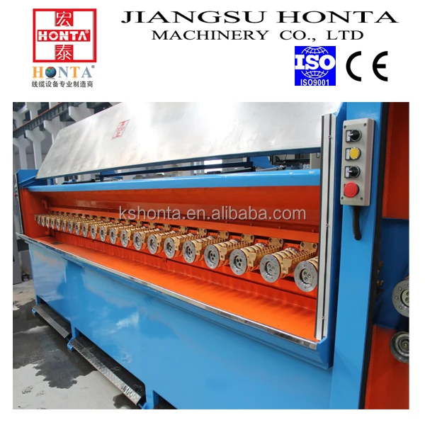 8 wires multi wire drawing machine for manufacturing electric cable