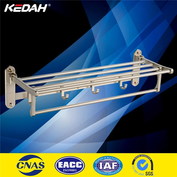 
Best discount rustless wall mount aluminium expandable bathroom towel rack 