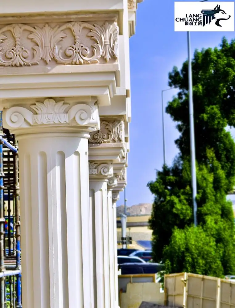 
construction building material gfrc deco china supplier embossed grc light weight exterior faux stone wall panel 