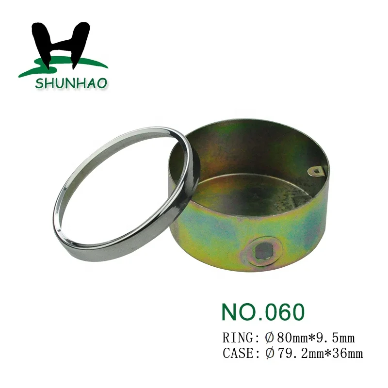 Metal stamping parts 79*36 Pressed Bottom bimetal thermometer parts