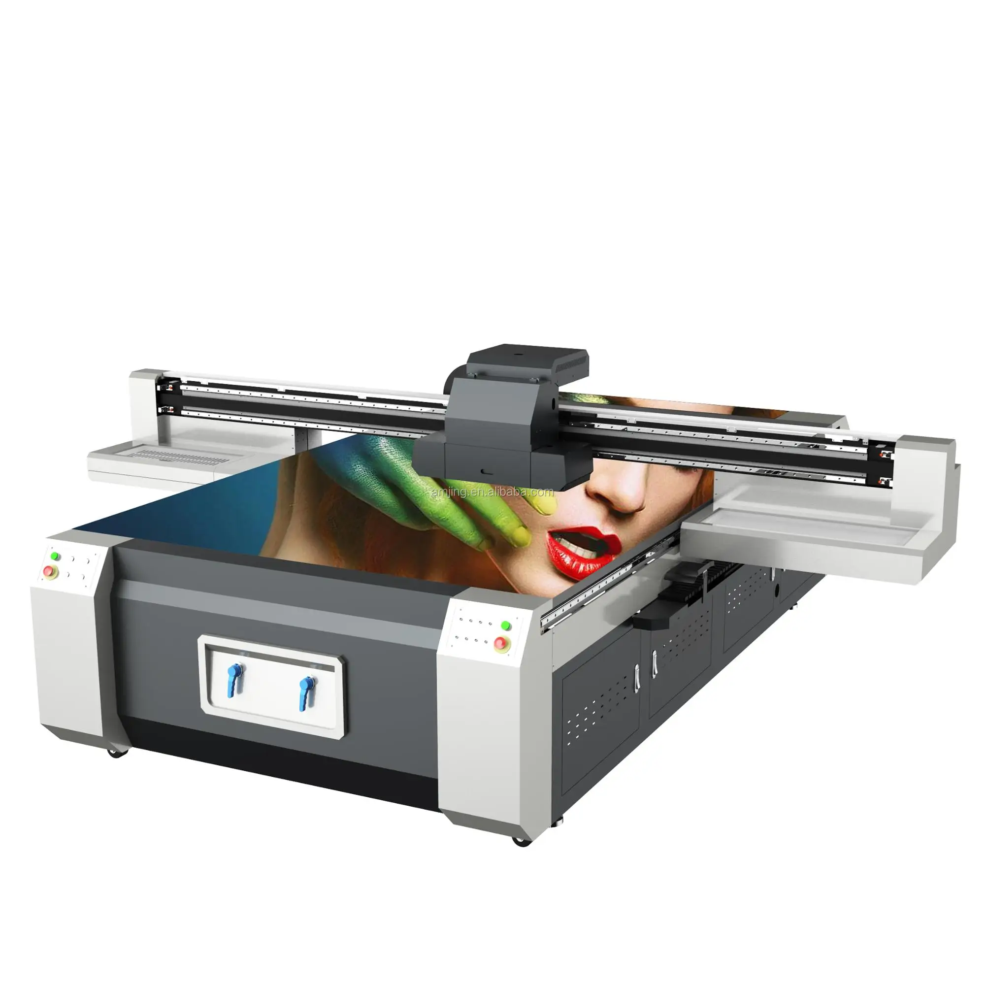 Professional Factory price for glass metal ceramic wood plastic leather printing machine AMJ 2030 Flatbed UV Printer