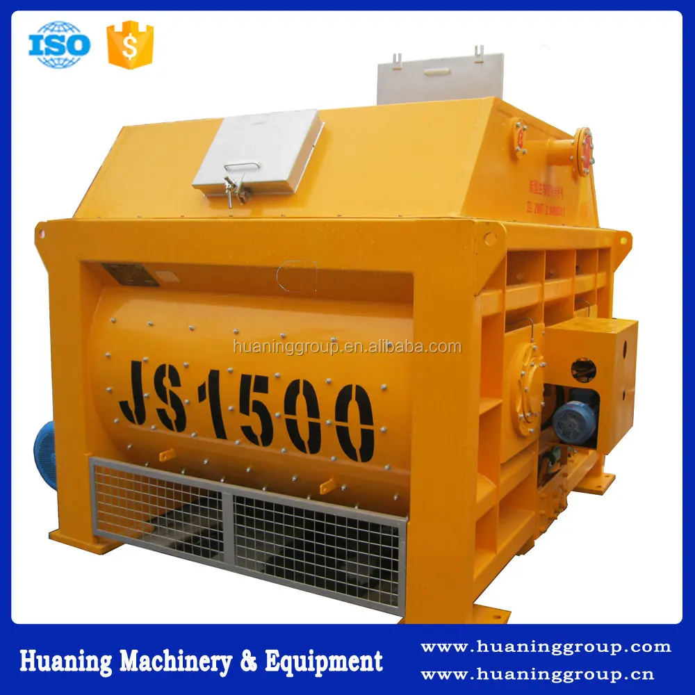 Twin-Shaft Forced Concrete Mixer for HZS120 Concrete Batching Plant China Manufacturer