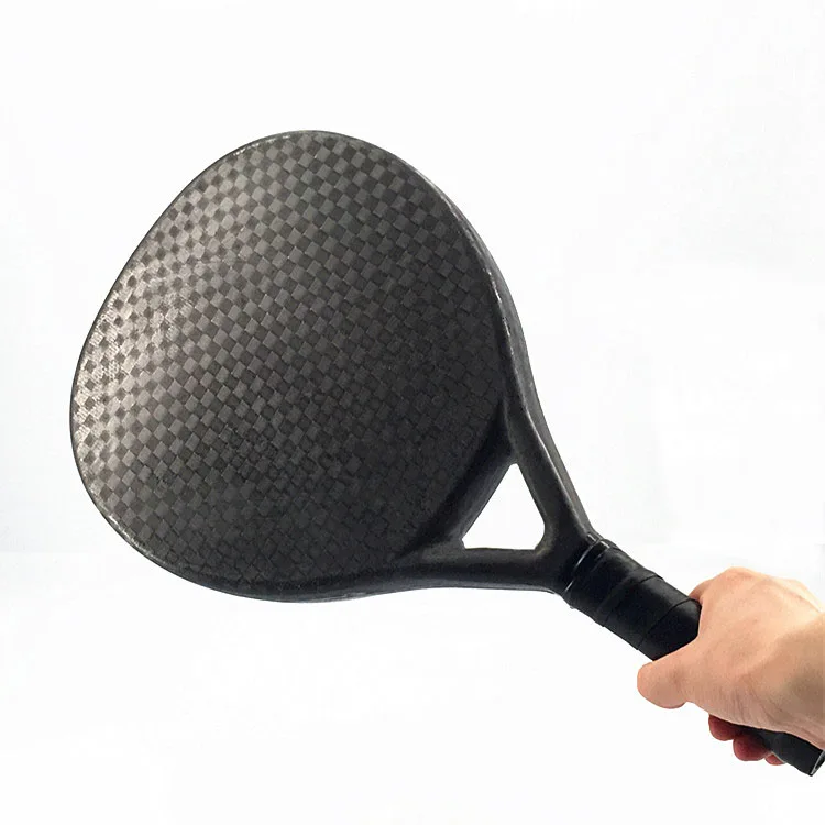 Beach Tennis Game 18K Titanium Woven Outdoor Play Tennis Racket Beach Games of Paddle Set