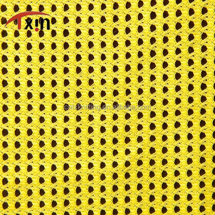 
100% Polyester Recycled Mesh Fabric For Backpacks Made From Recycled Plastic Bottles 