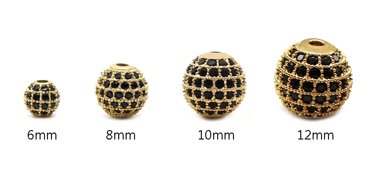 Accessories for bracelet making large hole gold fashion charm bead spacers jewelry making beads wholesale bead suppliers