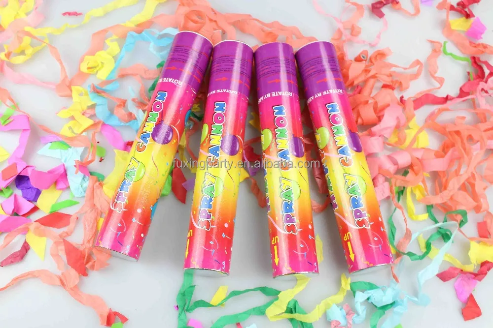 Birthday party popper confetti shooter no fireworks party popper