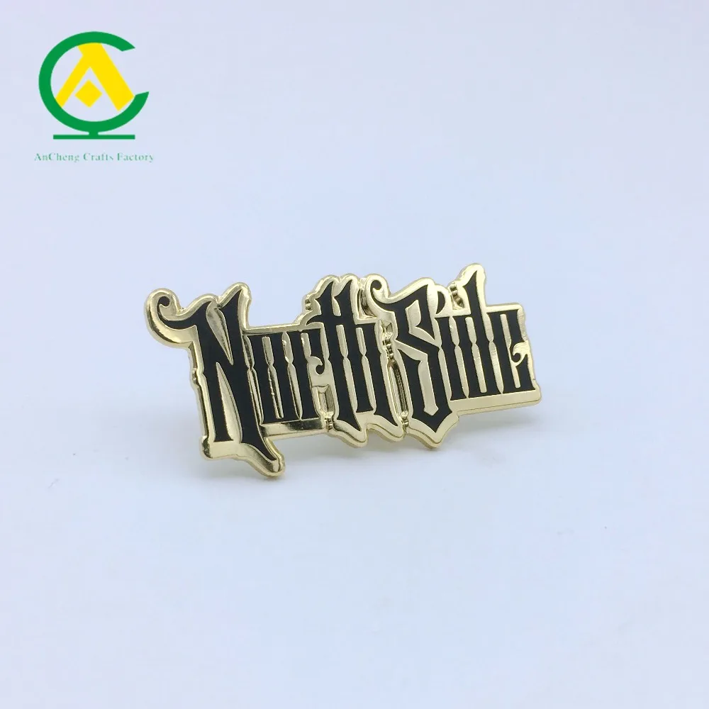 Fashion Zinc alloy iron metal plating united nations custom pin metal badge