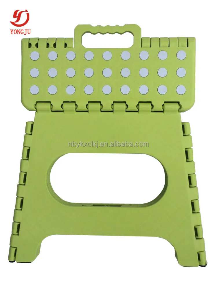 Удобный прозрачный пластиковый портативный складной стул для ног для детей