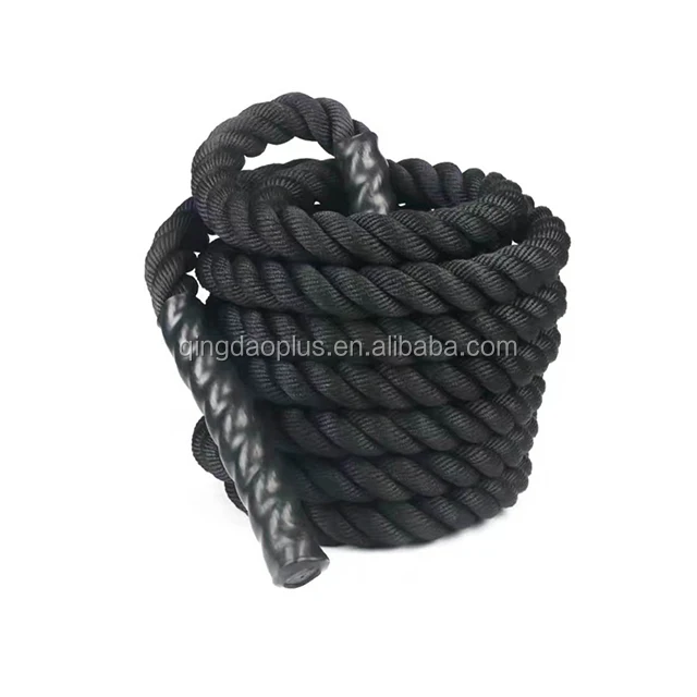 
crossfit gym black color battle ropes 