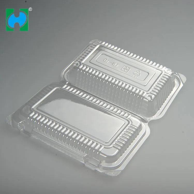 KPS прозрачная пластиковая упаковочная коробка пластиковый прямоугольный прозрачный контейнер для