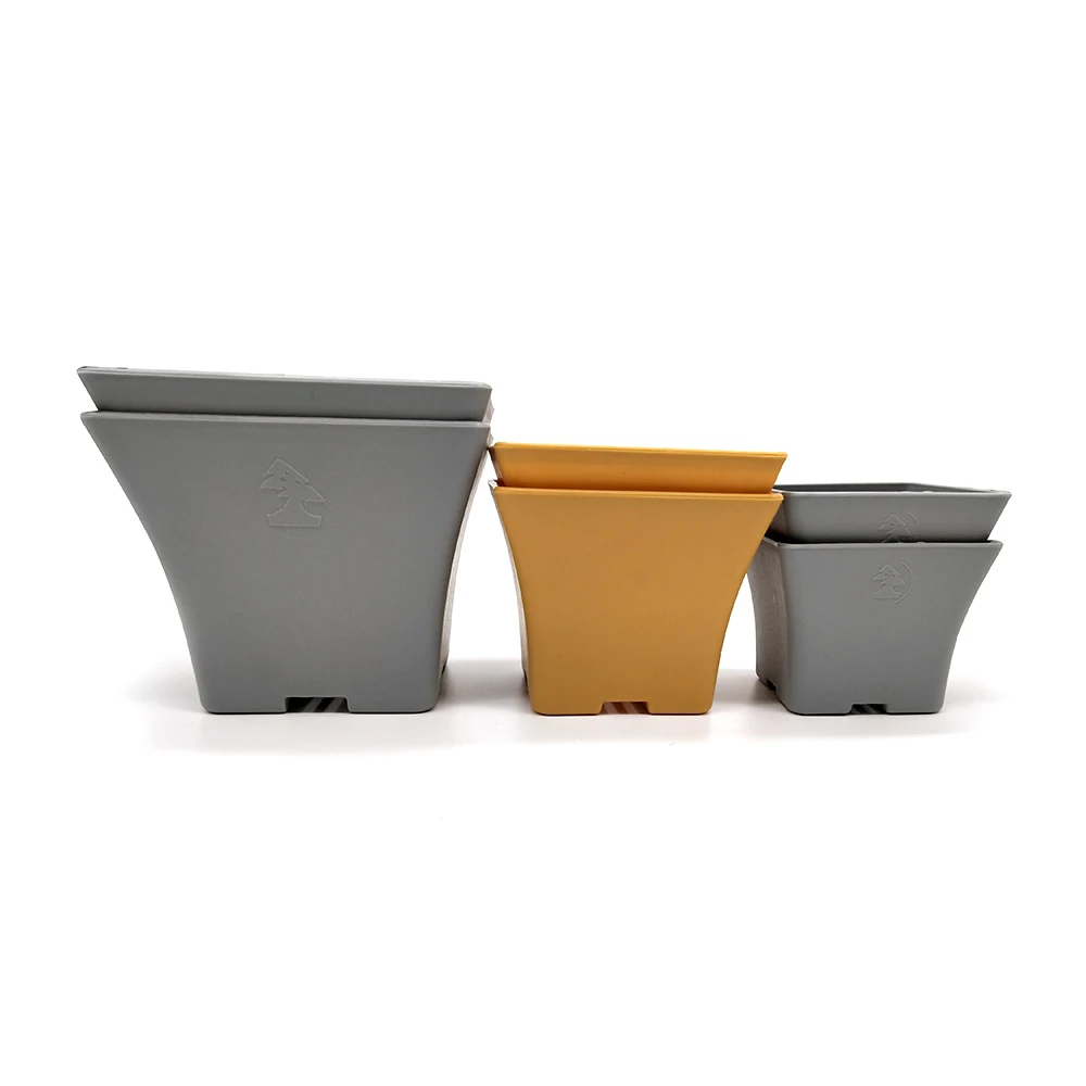
Wholesale garden small plastic square flowerpot 