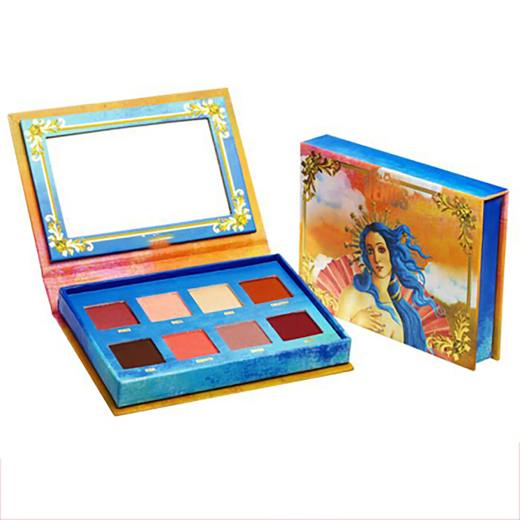 
Халяльные косметические тени для век оптом, индивидуальная пустая Магнитная матовая блестящая косметика, пигментированная палитра теней для век 