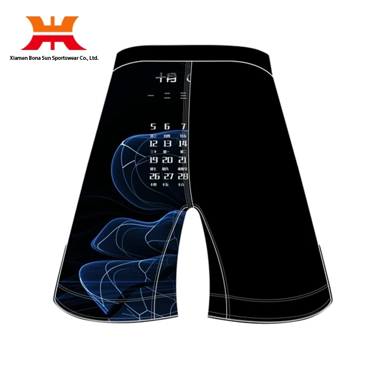 В китайском стиле с цветочным принтом боевой пользовательские BJJ MMA шорты для мужчин