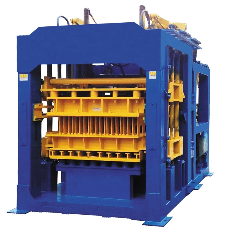 Hot Selling Qt8-15C Type Automatic Hollow Block Making Machine Linyi City Hongfa Brand Model Qt4 Cement Raw Construction Oman