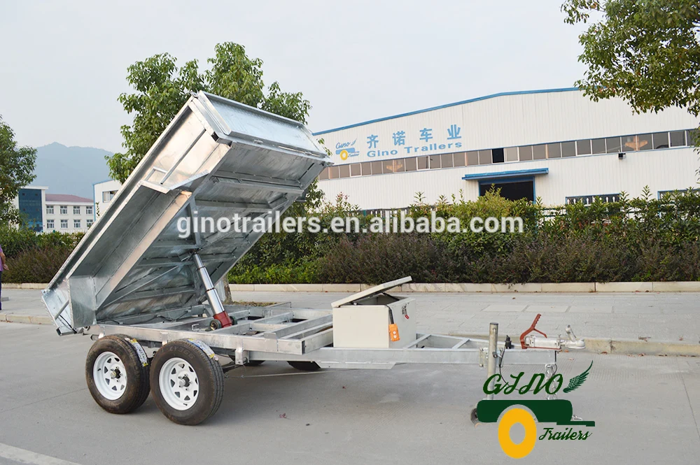 utility trailer kits dual axle hydraulic tipping trailer