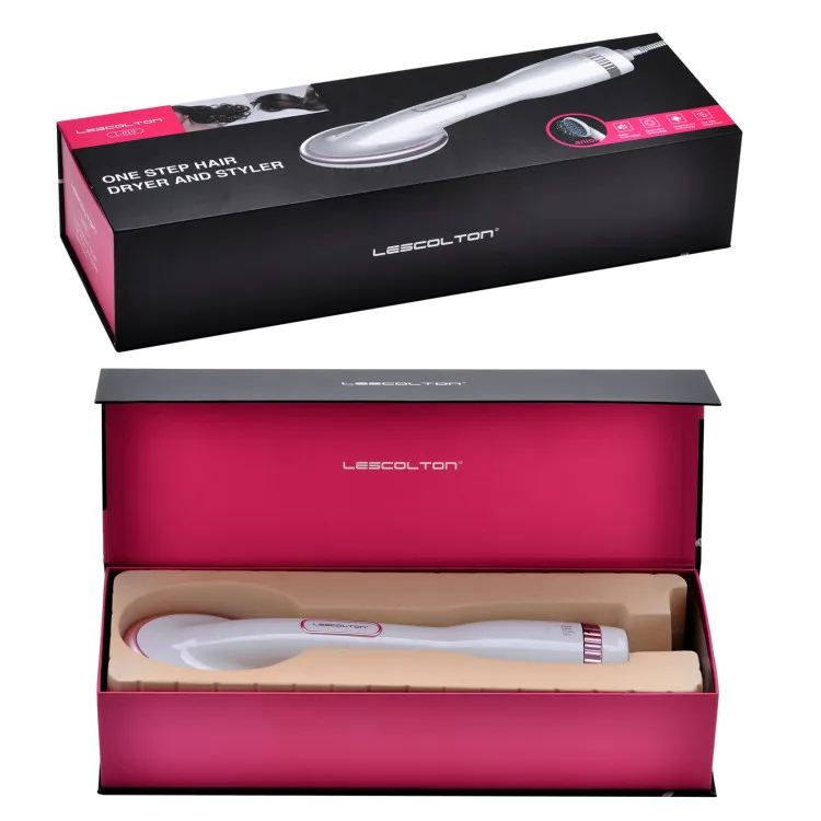 Хорошее качество, фен с горячим воздухом, щетки и расчески от фабрики lescolton