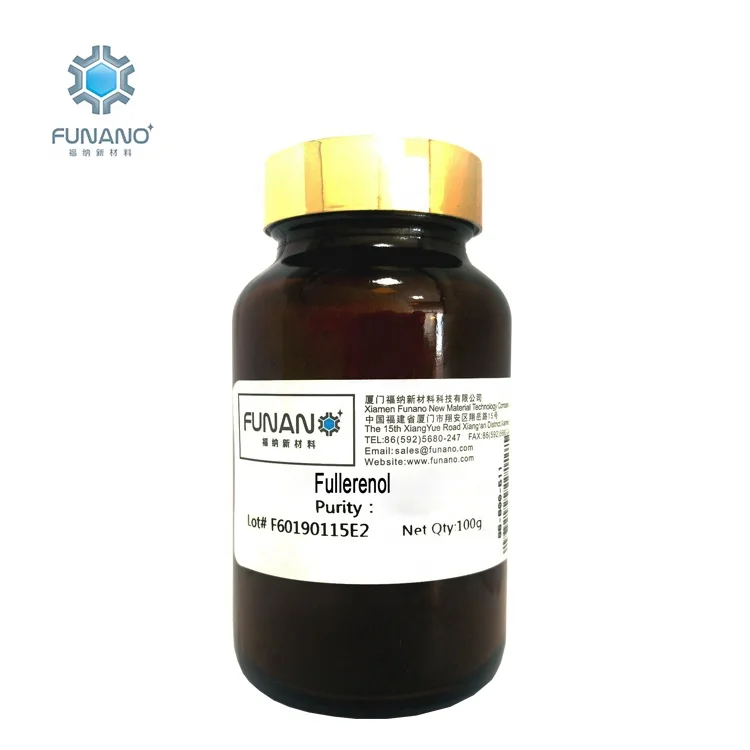
Manufacturer Funano Nano chemicals raw materials carbon powder fullerene c60 fullerenol 