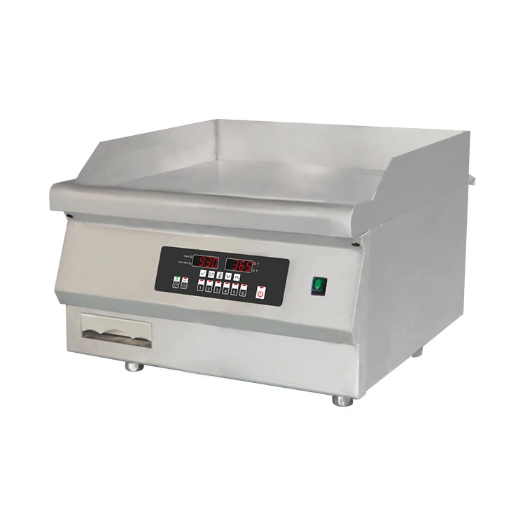Commercial high quality electric flat griddle, 36 inch counter-top electric induction griddle