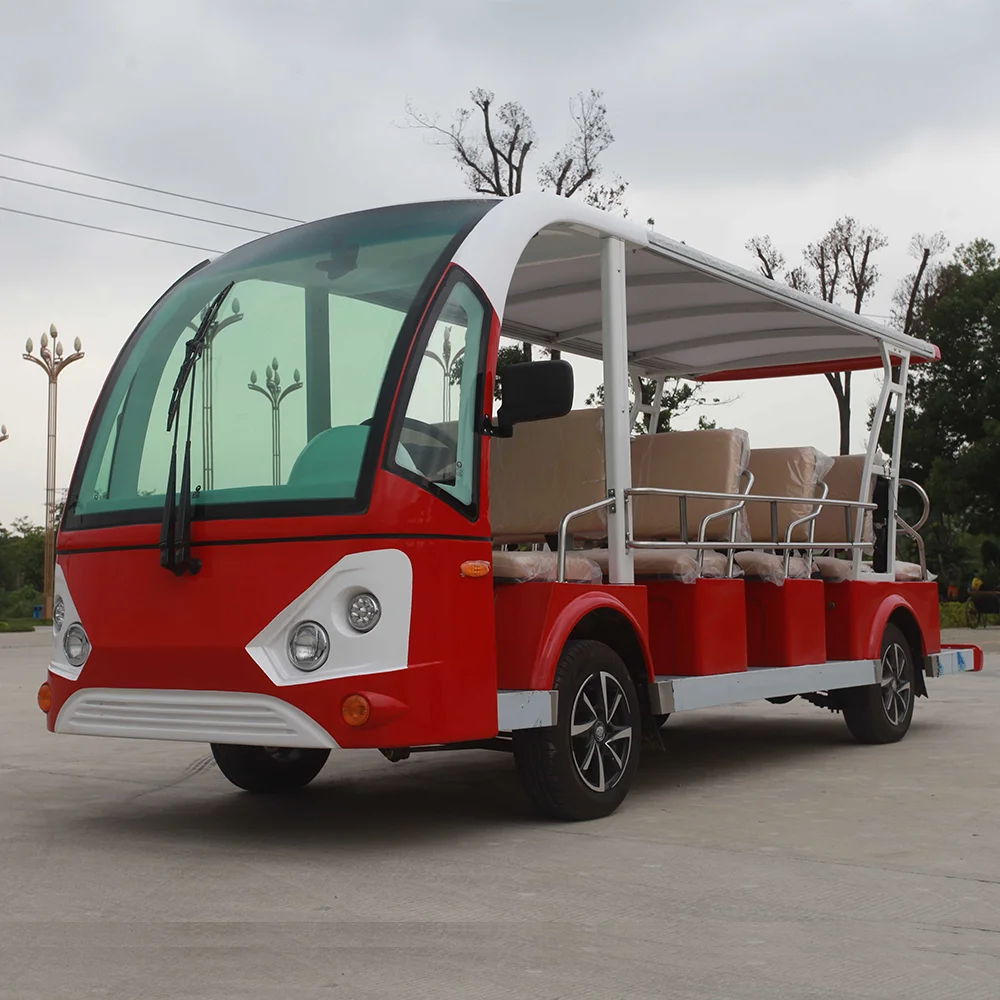 Лучшие продажи 14 Сиденье Электрический пассажирский экскурсионный электромобиль с сертификацией CE