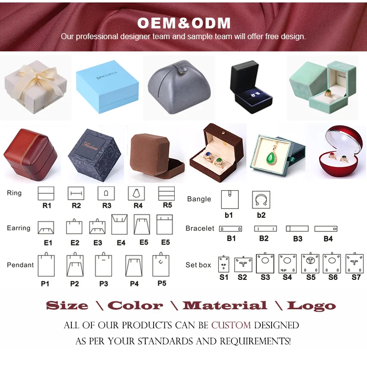 Factory Custom High End Jewelry Display Paper Boxes Packaging,Wonderful Oring Kit Box For Jewelry Packaging