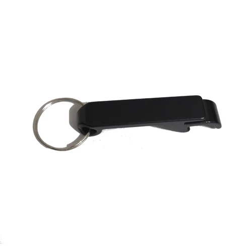 Promotional Multifunctional Aluminum Blank Beer Bottle Can Opener Keychain Custom Logo Metal Key Chain Opener