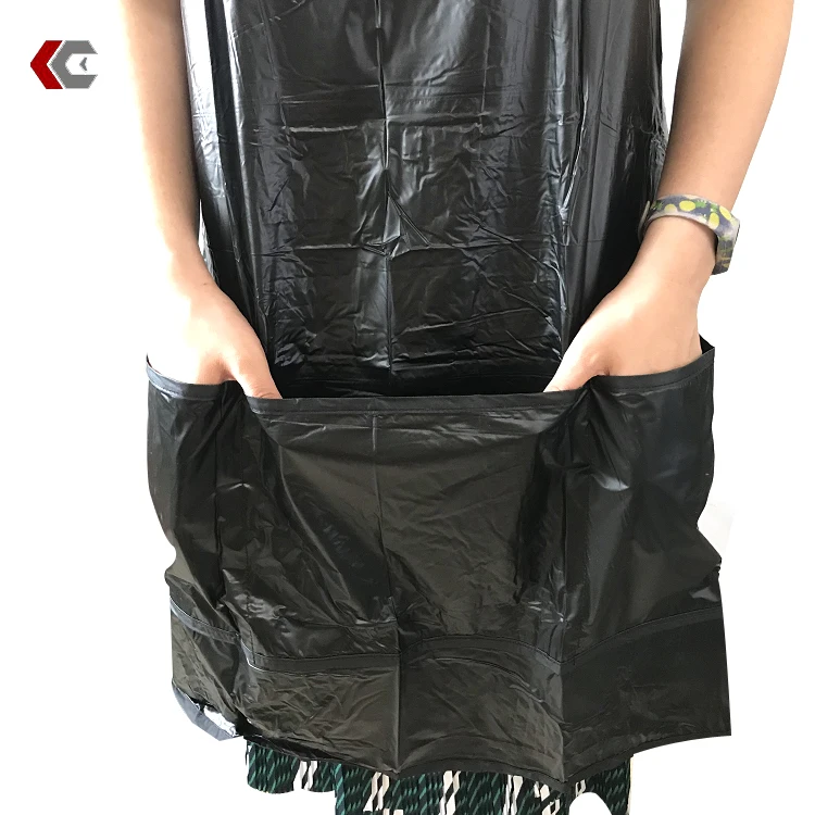 
Factory direct sale soft vinyl waterproof hairdressser cape cutting barber aprons Custom stain resistant Stylist apron 