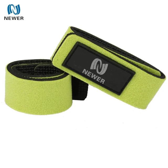 Custom size logo package color neoprene anti slip strap fishing rod elastic strap
