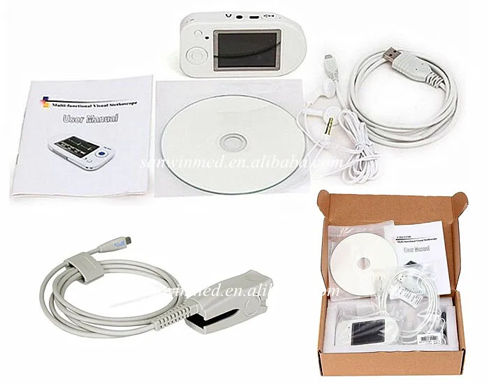 USB Digital Electronic Multi-functional Visual Stethoscope