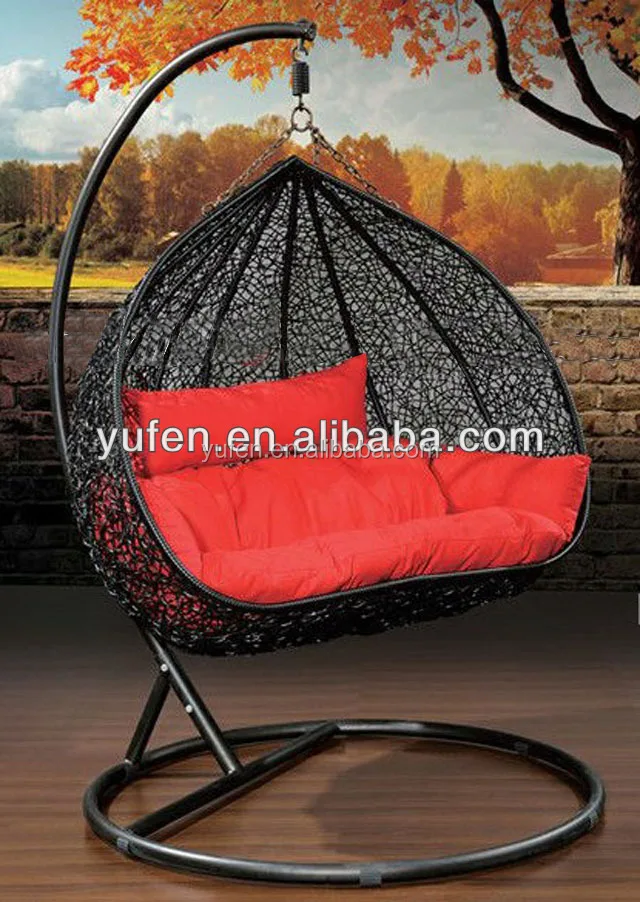 Плетеные уличные комнатные качели из ротанга для взрослых