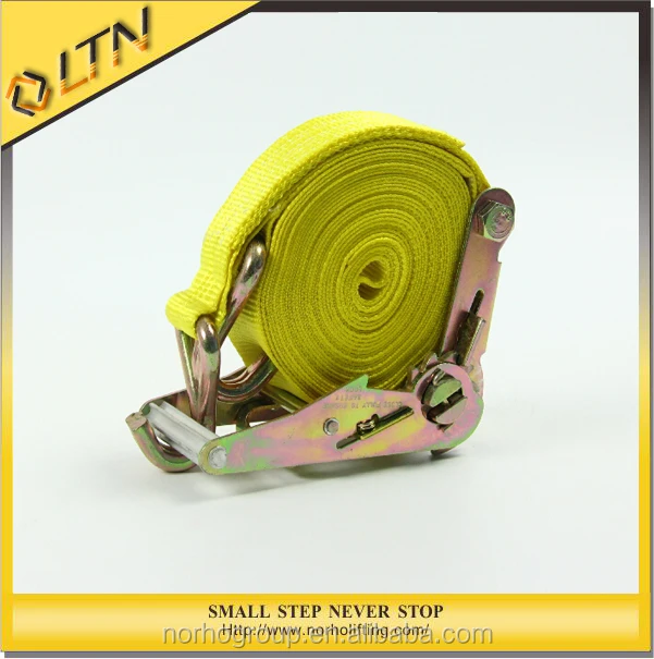 25mm To 100mm Truck Polyester Ratchet Tie Down / Lashing Belt/ Cargo Strap