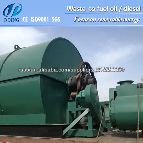 Переработку мазута из шин