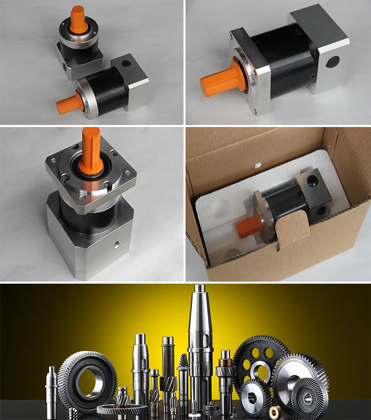Servo motor right angle low backlash bevel 90 degree gearbox
