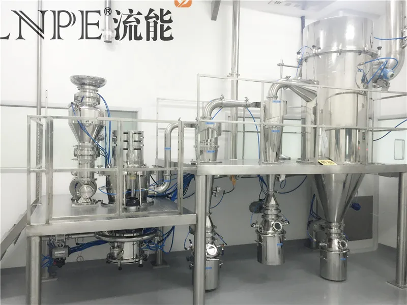 Flammable Explosive Oxide Materials Superfine Pulverizer Jet Mill Grinding Temperature