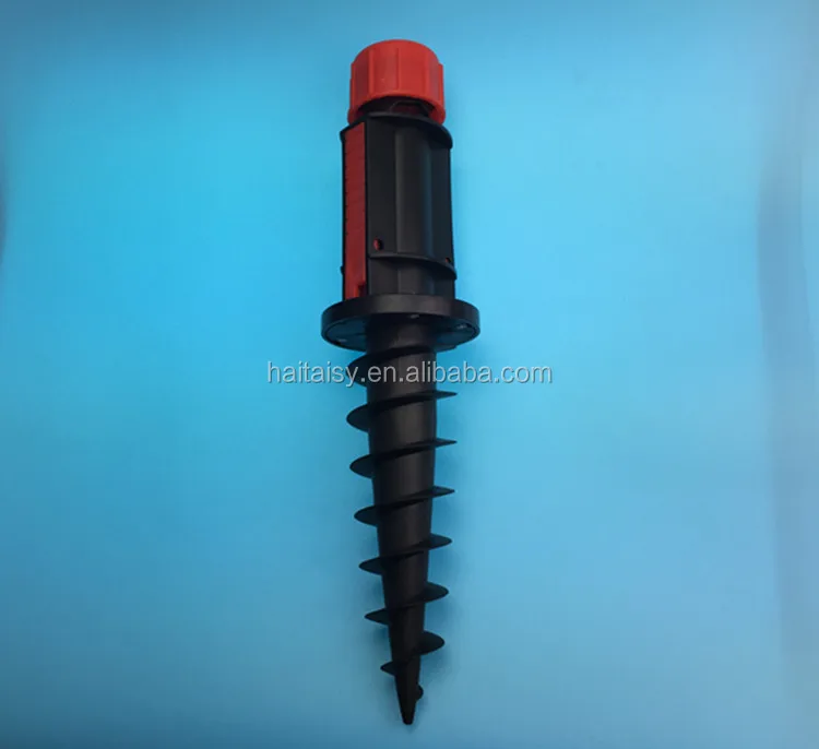 New Desgin Beach Umbrella Plastic Ground Screw Anchor Beach Umbrella Drill