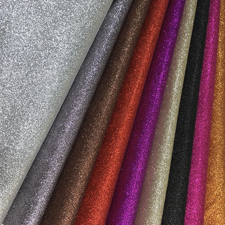 Hot Fashion Glitter leather fabric Wall Covering wallpaper