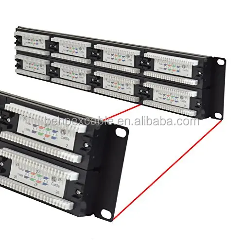 CAT5 CAT5E UTP 48 Port Network Lan Patch Cord