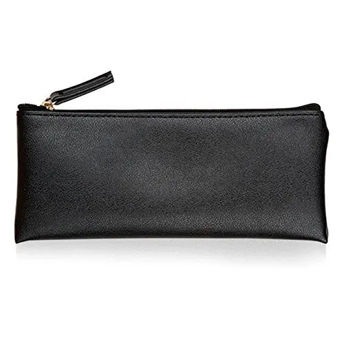 Soft PU Leather Handy Travel Pencil Case