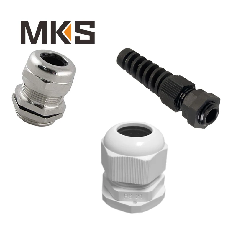 PG9 black high quality plastic cable gland pvc