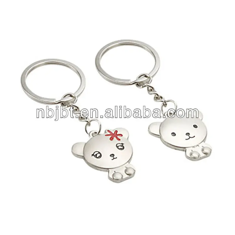 metal bear keychain