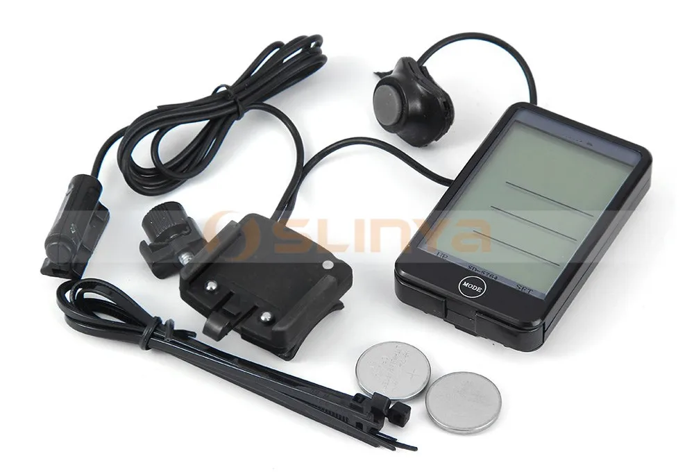 Waterproof Wireless Electric Bicycle Bike Computer Multifunction Odometer Speedometer With Noctilucent