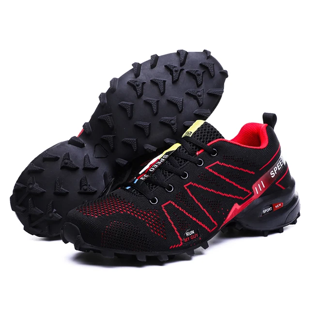 
Wholesale men casual sport fashion Flying woven non-slip outdoor high quality shoes 