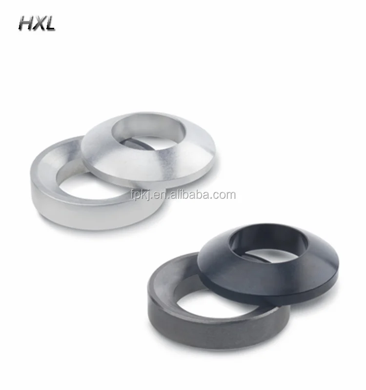 Stainless steel countersunk conical seat din6319 din 6319 spherical washer