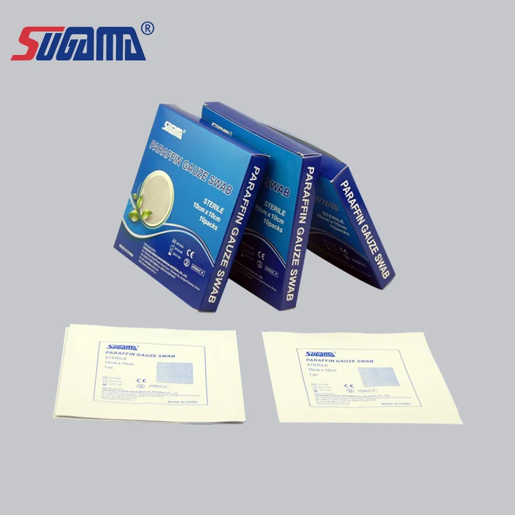 sterile Soft and comfortable paraffin gauze for bedsore medical paraffin gauze